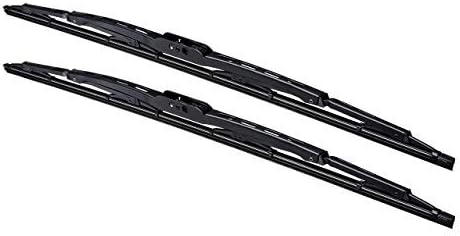 AutoTex - M6Pro Premium+ Automotive Wiper Blades - Universal Replacement Windshield-Wipers - Heavy Duty - All-Weather - 2 Pack (24"/22")