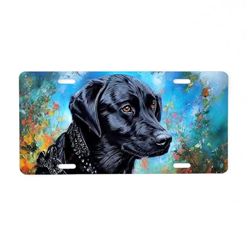 CafePress Black Labrador Retriever Dog Painted Portrait