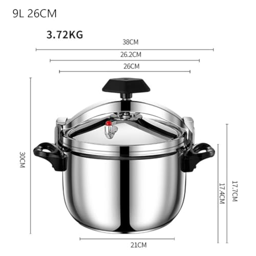 Olla a presión acero inoxidable 9 L miniatura 2