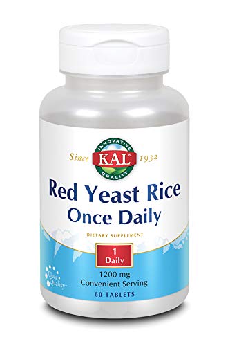 KAL 1200 Mg Red Yeast Rice, 60 Count