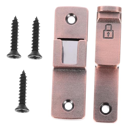 EXHUMKY Cerradura de Puerta de Flip Latch de Alta Resistencia para Puertas Corredizas Garajes y Ventanas Seguridad Adicional contra Intrusiones Fabricada de Durable y Confiable