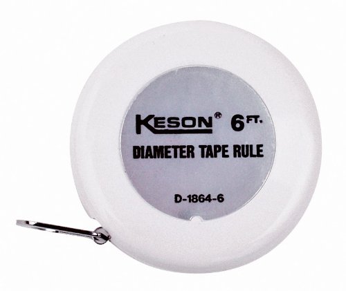 6 ft Wrap-a-Round/Diameter Tape Measures, 1/4 in Blade