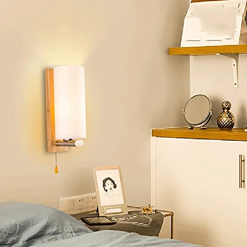 Lámpara de pared con candelabro de estilo japonés E27 retro 4