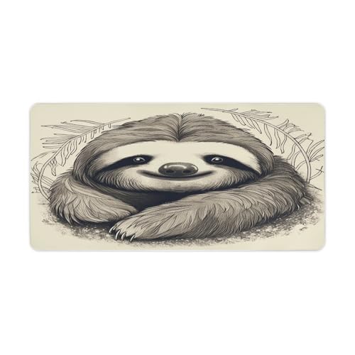 Sloth My Spirit Animal Desk Mat Large Mouse Pad miniatura 1