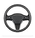 Couvre Volant Universel 38 Cm pour T&esla pour Modèle 3 pour Modèle Y pour Modèle X Modèle S Housse De Volant De Voiture en Cuir Accessoires Intérieurs Housse Volant