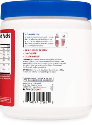 Nutricost Electrolyte Complex Powder (120 Servings, Fruit Punch) - Image 4
