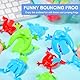 OHREN 20 Stücke Springen Frosch Spielzeug, Frosch Hüpf Spiel, Finger Drücken Spielzeug, Prellen für Geburtstag Party Favors, Ostern Goody Bag Füllstoffe (Zufällig Farbe)