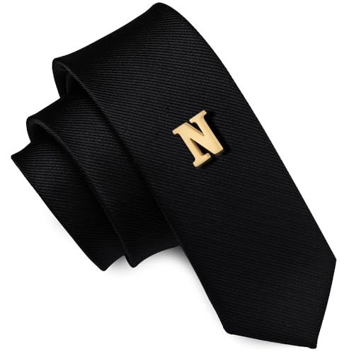 Image of HONEY BEAR Mens Womens Initial Alphabet Letter Lapel Pins Collar Badge Brooches for Business Wedding Graduation Gift Matte Gold 0.59 inches