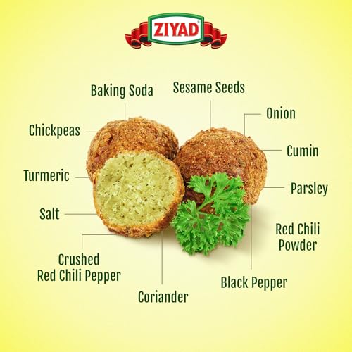 image for Ziyad Falafel Dry Mix, Gluten-Free, Vegan, Non-GMO, No Additives, No P