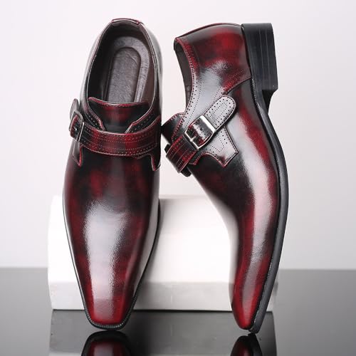 Fashion Slip On Men Dress Shoes Men Oxfords Fashion Prom Wedding Business Dress Men Shoes New Classic Leather Men's Tuxedo Suits Shoes3
