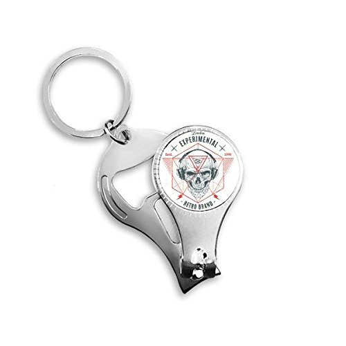 Tattoo Squelette Indien Pince à Ongles Métal Décapsuleur Multifonction Charm Cadeau