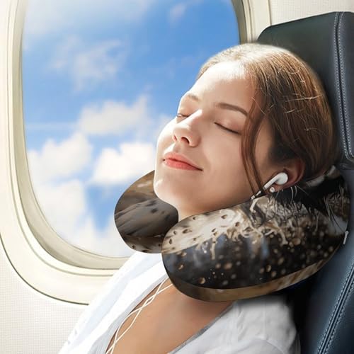 Almohada de espuma viscoelástica en forma de U 30 cm miniatura 3
