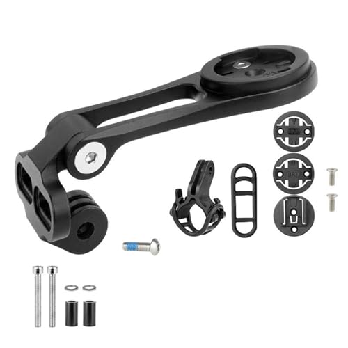Support ordinateur de vélo en alliage d'aluminium avec fixation pour caméra