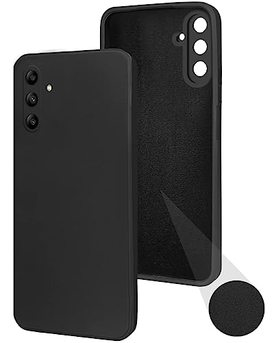 Jkobi Back Cover Case for Samsung Galaxy A04s (Matte Finish Silicone with Inside Fiber Cloth |Black)