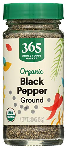 365 by WFM, Pepper Black Ground Organic, 1.8 Ounce
