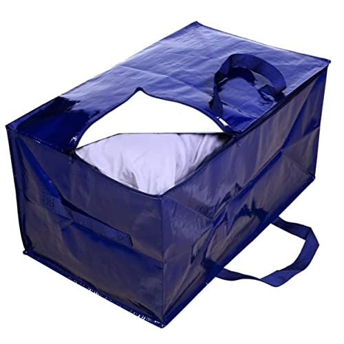 PartyKindom Travel Duffle Bag Large Capacity Heavy Duty Moving Bag Handles Zipper Storage Organizer for Clothes Bedding Towels Luggage4