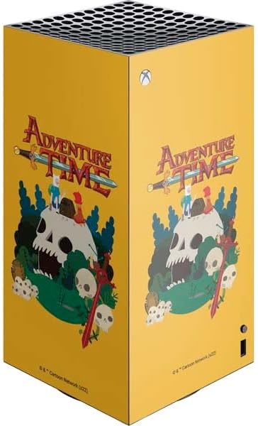 Skinit Decal Gaming Skin Compatible with Xbox Series X Digital Edition Console - Officially Licensed Adult Swim Adventure Time Cave of Skulls Design