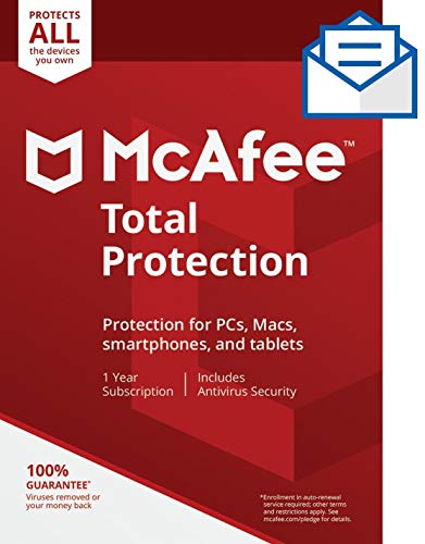 McAfee Total Protection 2020 Unlimited Devices, Antivirus Internet Security Software Password Manager, Parental