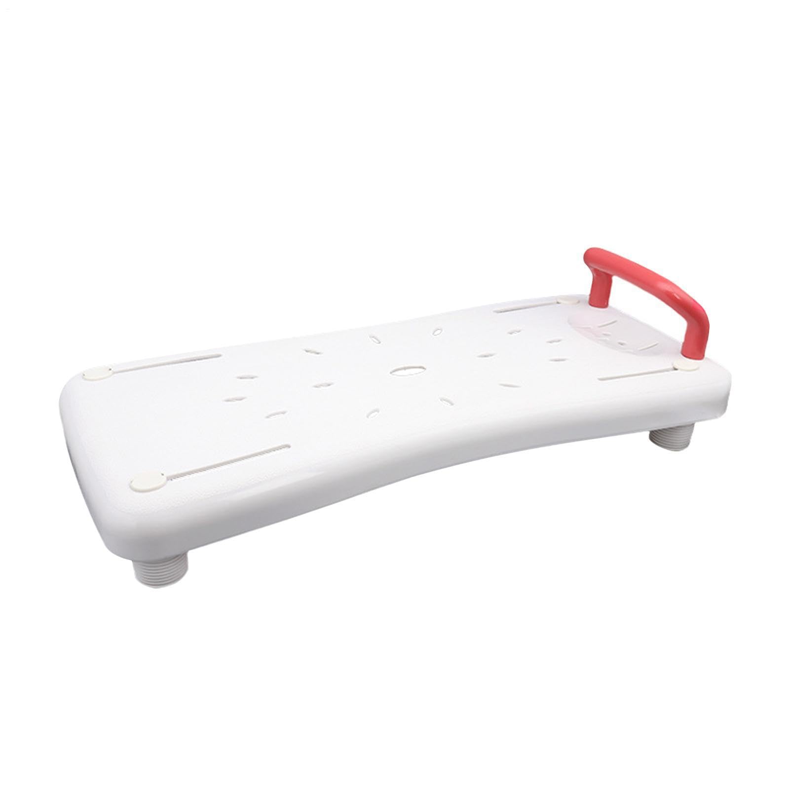 Asientos de baño suspendidos, tablero de ducha para ancianos, accesorio de carga con construcción fuerte, equipo de baño de 18 x 10 pulgadas con estilo moderno, organizador de bañera para