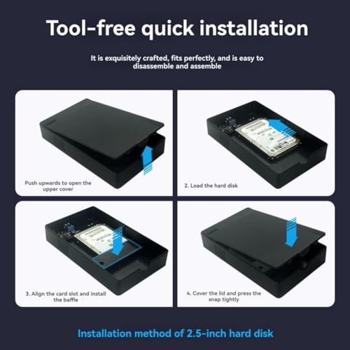 Caja externa para disco duro 3.5 pulgadas USB 3.0 miniatura 4