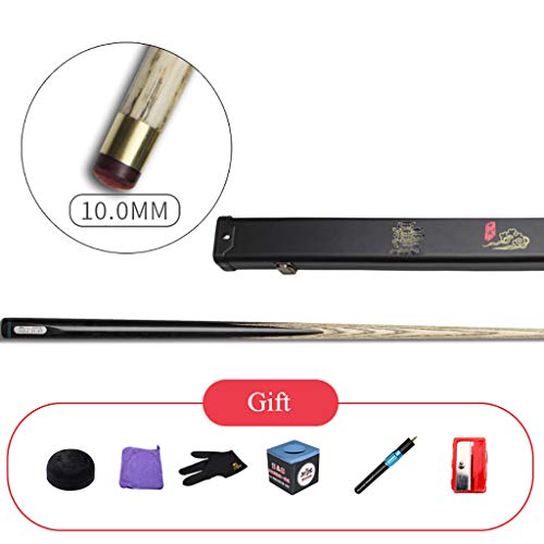 006 DOOST Snooker Maple billiard cue 145cm, tip 10/11.5mm, with 24.5-32cm extension handle and 3/4 hard case