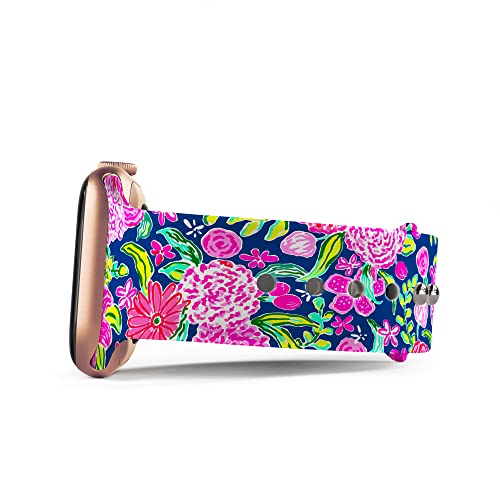 Correa Floral compatible con iWatch 38-45 mm miniatura 3