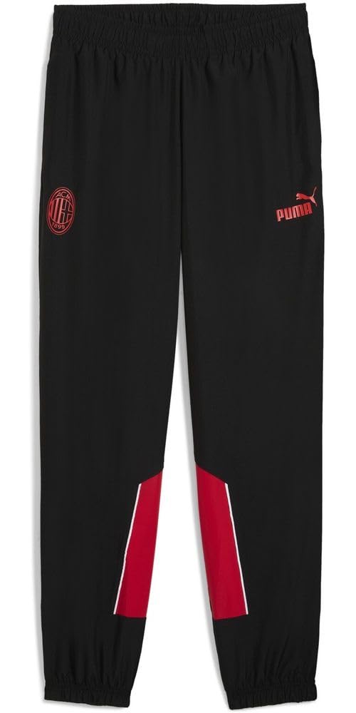 A.C. Milan - Pantaloni ftblARCHIVE, Adulto, Pantaloni da Calcio e da Allenamento, Pantaloni Sportivi, Prodotto Ufficiale, Unisex, Nero, XXL