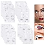Eyeliner Eyeshadow Stencils 24pcs,Cat Eyeliner Stencil Pads, Quick Eye Makeup Tool Set for Smokey...