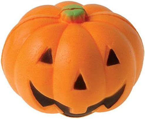 24 Halloween Jack O Lantern Pumpkin Mini Stress Balls Toys Party Favors