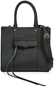 Rebecca Minkoff MAB Tote Mini Cross Body Bag,Black,One Size