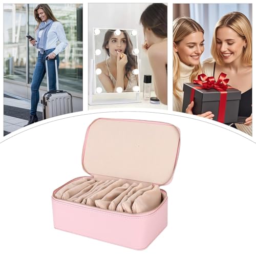 Étui de voyage pour bijoux avec 12 compartiments pour bagues - 5