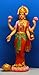 Hindu Hinduism Colorful Lakshmi Goddess Of Wealth Prosperity Statue Figurine Deity Of Beauty