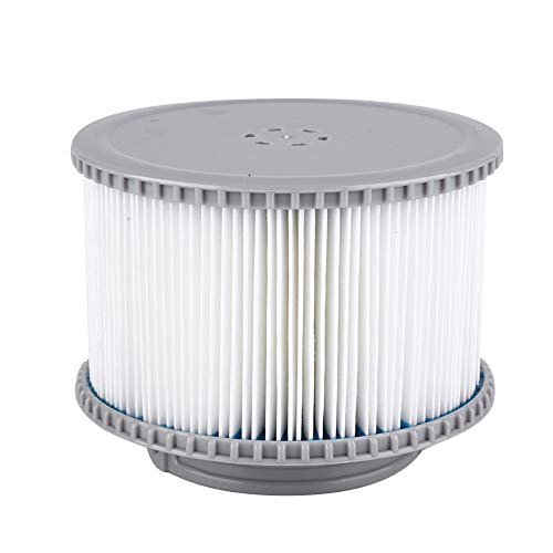 Emoshayoga Filtro de piscina SPA, cartucho de filtro de piscina profissional prático e durável para
