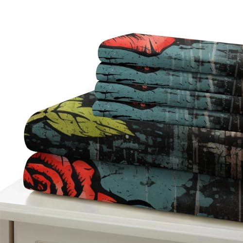 Housse de couette microfibre avec fermeture à glissière parure 3 pièces