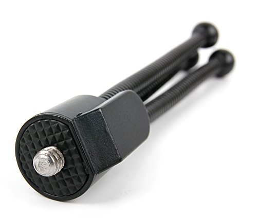 DURAGADGET Mini Trípode con Patas Flexibles para Las Cámaras Canon Powershot SX530HS | SX610HS | SX710HS - con Tornillo Universal