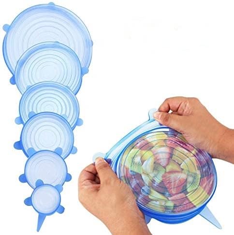 Silicone Stretch Lids 6 Packs