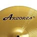 Arborea Hi Hat Cymbals Hero Brilliant Finish Bright Sound 14 Inch Drum High Hat Cymbals For Practice (14