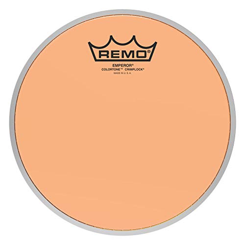 Remo Emperor Colortone Crimplock Orange Tenor, Drumhead 8"