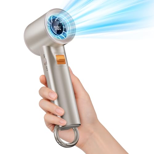 Portable Handheld Turbo Fan for Outdoor - 5000mah Mini Handheld ...