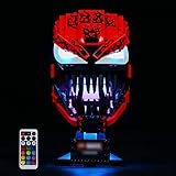 cooldac Light Kit for Lego 76199 Carnage Helmet Building Set, Lighting Kit Compatible with Lego...