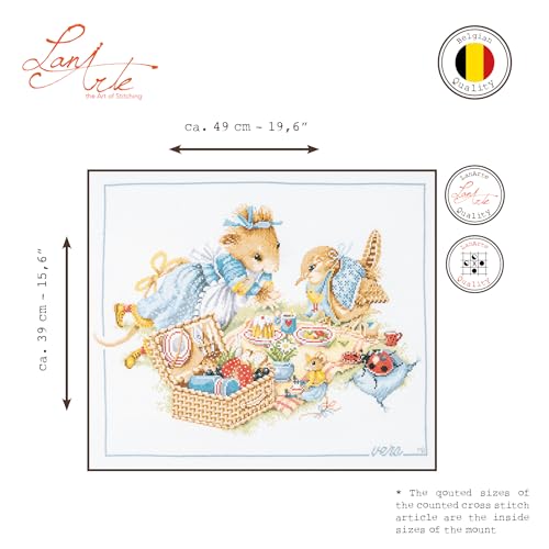 Point de croix compté kit complet broderie motif DIY