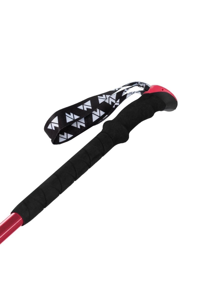 Kije trekkingowe Adventure Pro - Czerwony