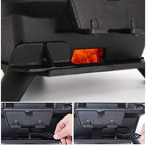 Barbecue au charbon portable compact avec amortisseur de camping