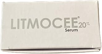 LITMOCEE Vitamin C 20% Vitamin E and Hyaluronic Acid Fairness Brightening Facial Serum - 30 ml