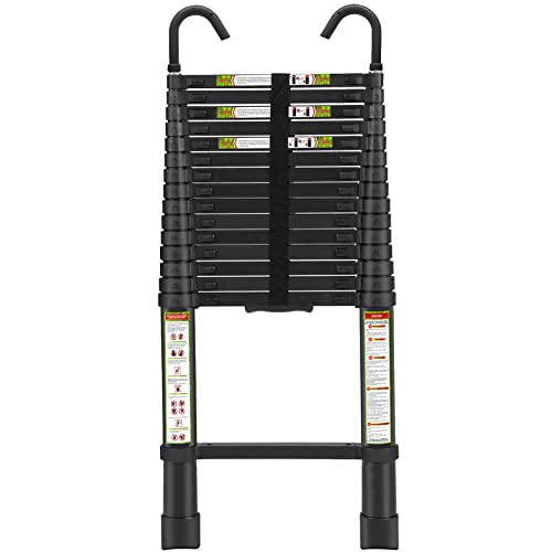 RIKADE Telescopic Ladder, 20.34FT Aluminum Telescoping Ladder with Non-Slip Feet and Stable Hook,...