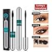 Waterproof Double-end 4D Curling Mascara - 2-in-1 Volumizing & Lengthening, No Clumping, Long-Lasting Smudge Proof Black Makeup with Liquid Lash Extensions