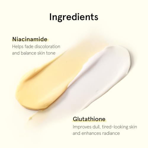 ONE THING Niacinamide Glutathione Cream, Daily Face Moisturizer Helps Balance Skin Tone, Reduce Dullness and Refine Texture for Radiant Skin 1.35 fl oz, 40ml