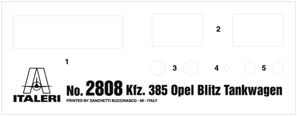 Italeri 2808S 1:48 Sd.Kfz.385 Tankwagen Bat.o.Brit, Modellbau, Bausatz, Standmodellbau, Basteln, Hobby, Kleben, Plastikbausatz, detailgetreu, Grau