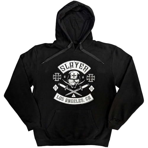 Slayer Tribe Band Logo Pullover Sweat-Shirt à Capuche Oversize Casual