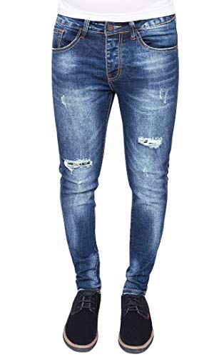 Jeans pantalon décontracté en denim bleu pour vos sorties urbaines